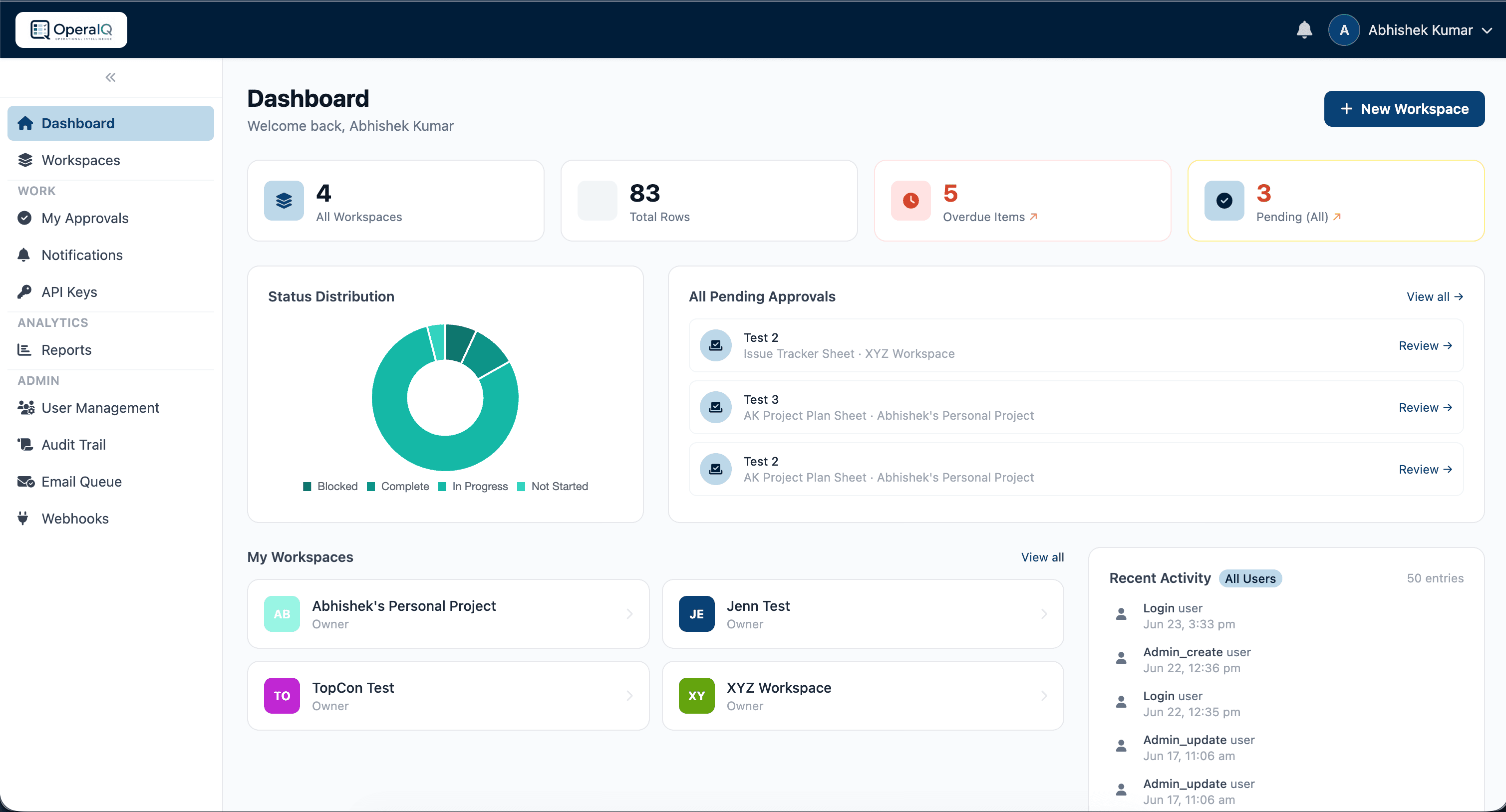 OperaIQ screenshot 2